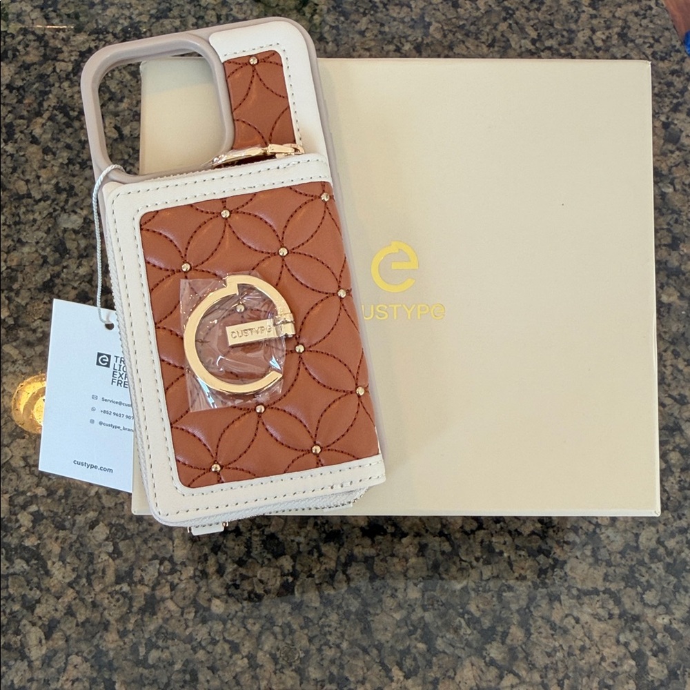 Custype - BraidTrend- Bloom Stitching Phone Case - Iphone 15 Pro Max
